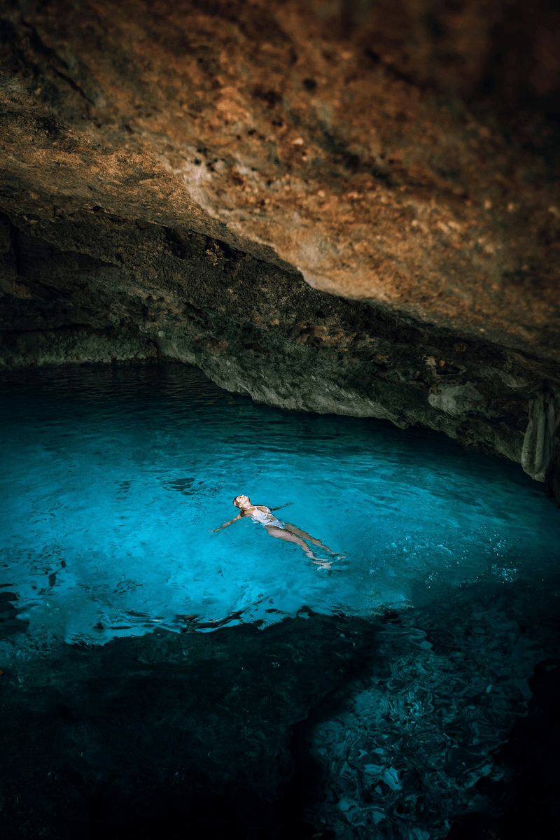 Deep blue ocean texture